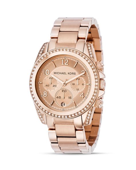 michael kors gold time|Michael Kors rose gold watch.